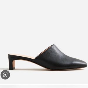 J Crew Layla Mule size 9 BLACK
